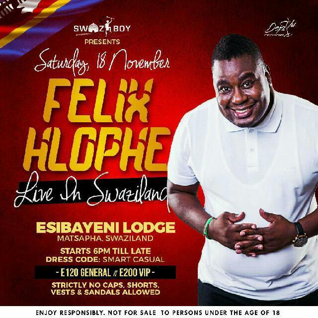 Felix Hlophe - Live In Swaziland Pic